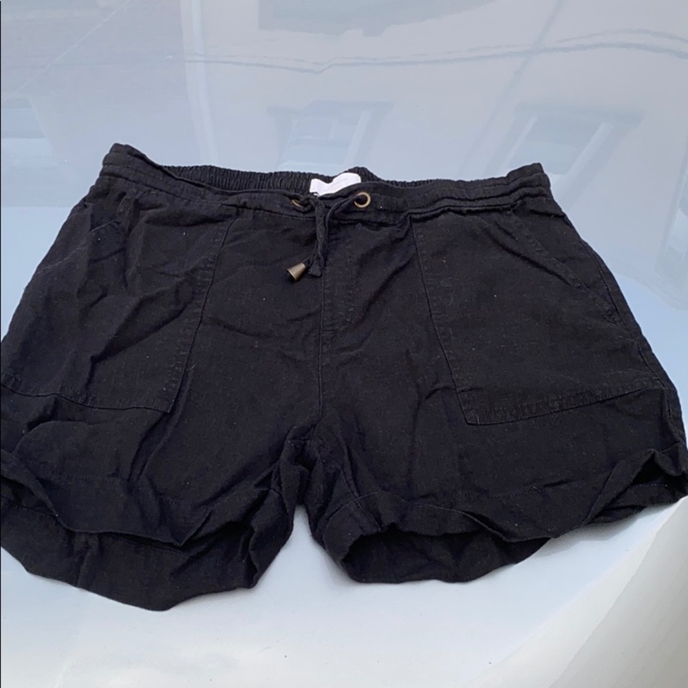 black comfy beach shorts